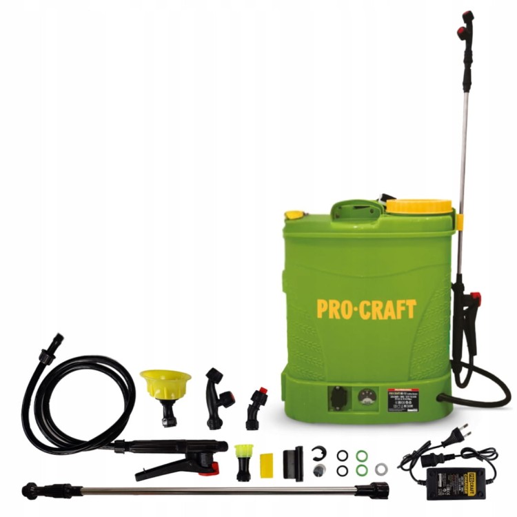 Procraft As-12 Opryskiwacz Plecakowy Akumulatorowy 12l 12v 8ah 5,5 Bar