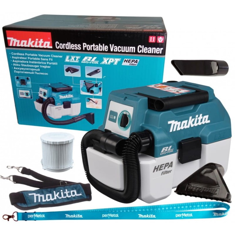 Makita DVC750LZX1 odkurzacz akumulatorowy dmuchawa do liści BL 18V