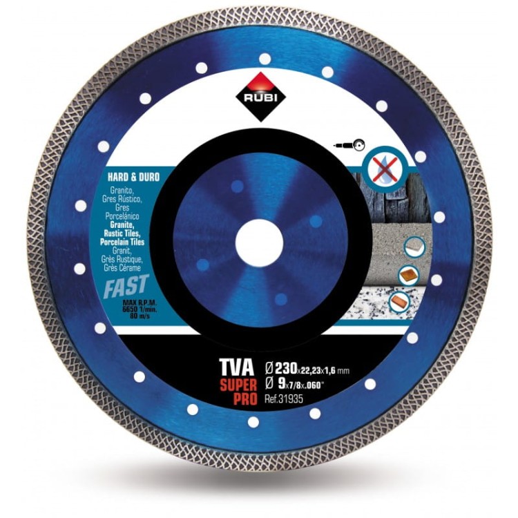 Rubi 31935 tarcza TVA na sucho 230mm do grusu,granitu