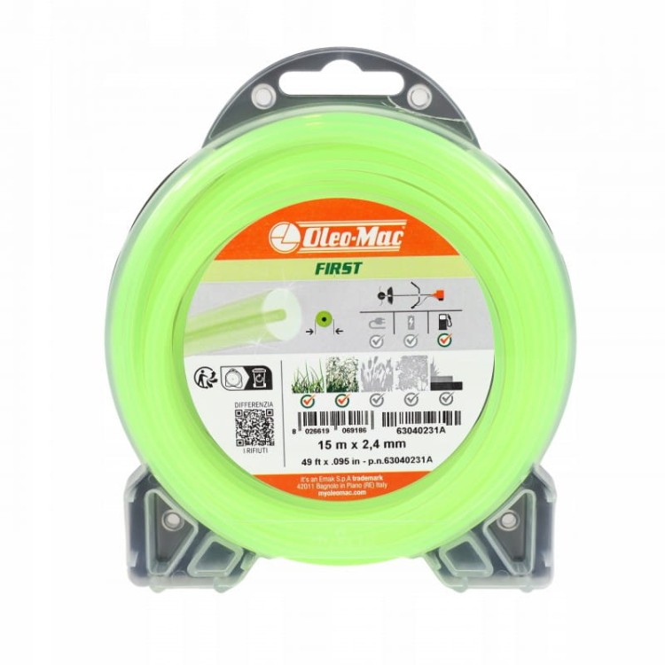 Oleo-Mac 63040231 Żyłka Tnąca 2,4mm15m