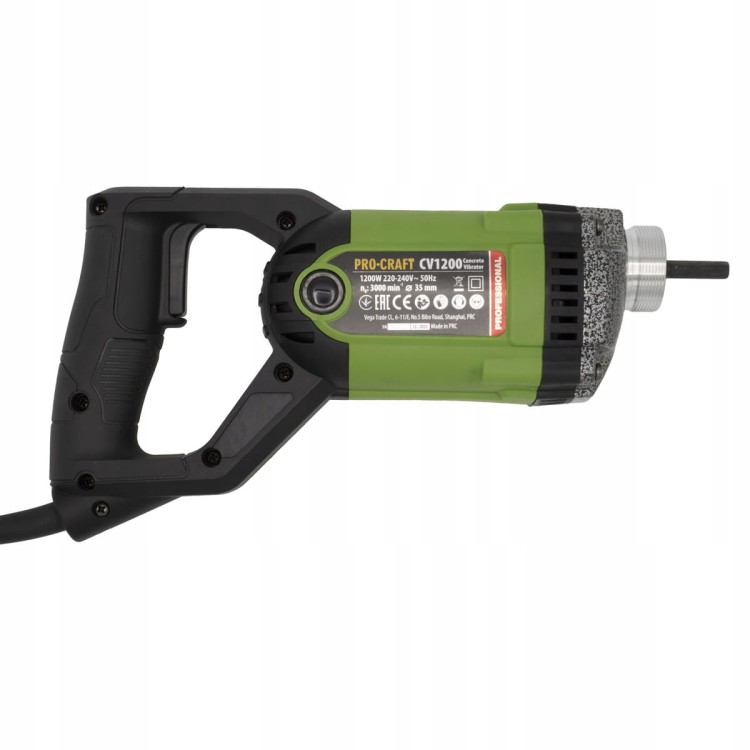 Procraft Cv1200 Wibrator Do Betonu Buława Wibracyjna 1200w 35 Mm