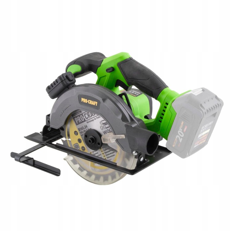 Procraft Pca28 Pilarka Tarczowa Akumulatorowa 20v 165 Mm
