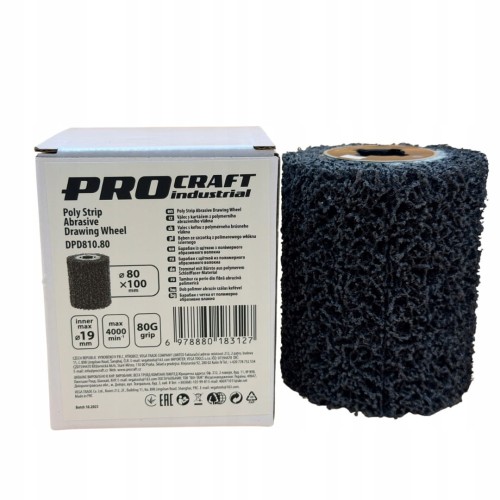 Procraft Dpd810.80 Walec Polimerowy 80x100 P80 Do Bm100a Inox