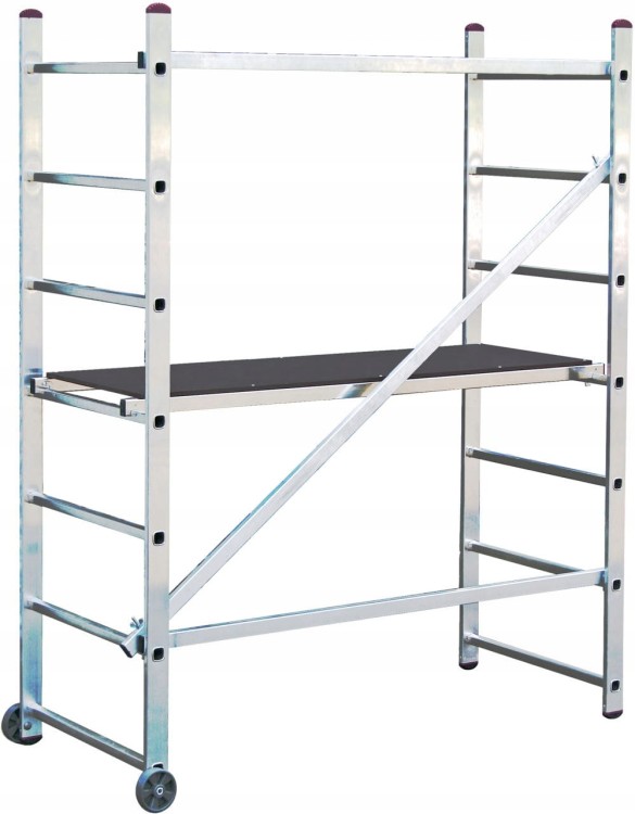 Krause Corda 916174 Rusztowanie Jezdne Mini 3m Aluminiowe 150kg