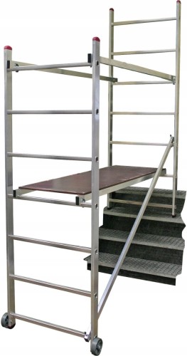 Krause Corda 916174 Rusztowanie Jezdne Mini 3m Aluminiowe 150kg