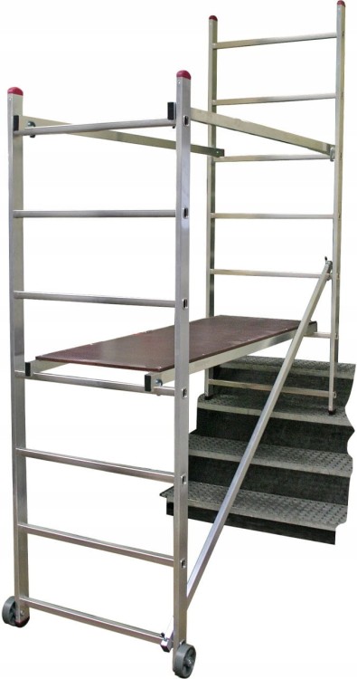Krause Corda 916174 Rusztowanie Jezdne Mini 3m Aluminiowe 150kg