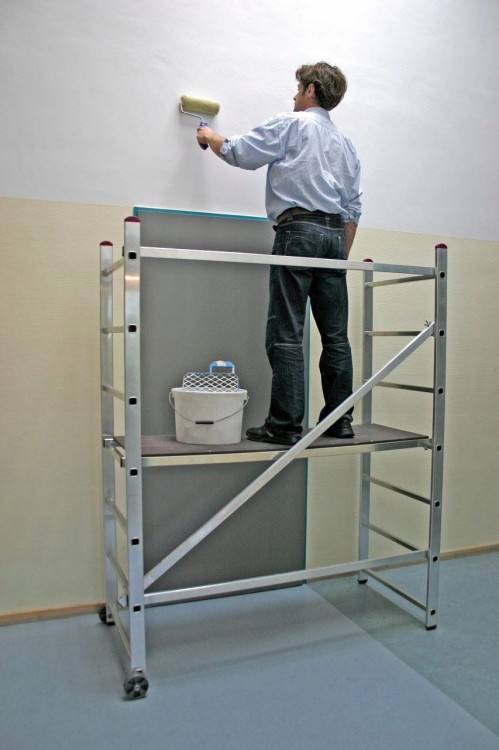 Krause Corda 916174 Rusztowanie Jezdne Mini 3m Aluminiowe 150kg