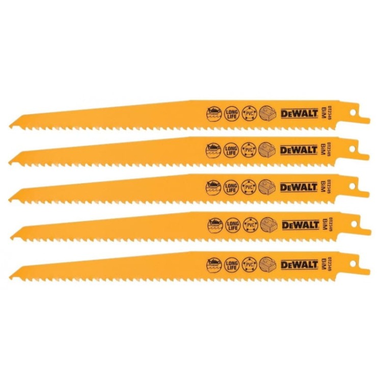 DeWalt DT2349-QZ zestaw 5 szt. brzeszczotów bagnetowych