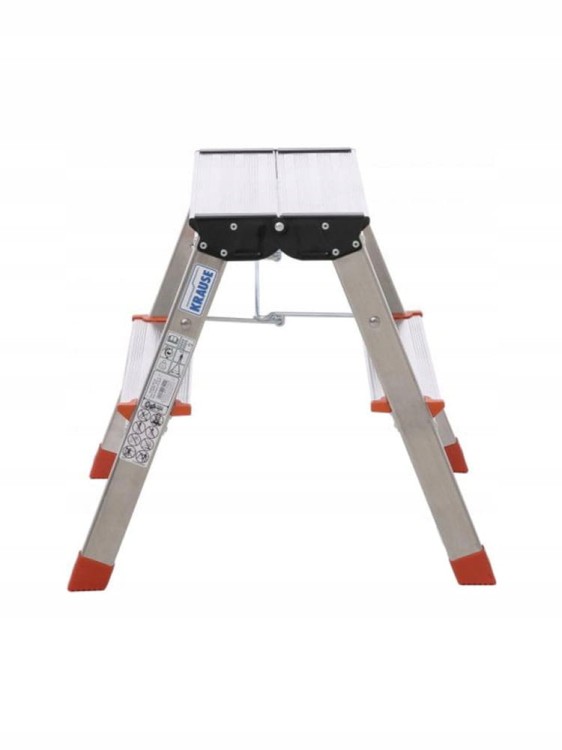 Schodki dwustronne składane Krause Treppy 130020 2x2 do 150 kg
