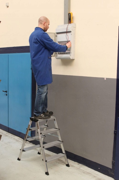 Krause Monto Treppo Schodki Aluminiowe 2x4 Wysokość Robocza 2,85m 150kg