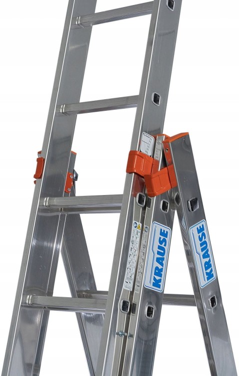 Krause 129680 Monto Tribilo Drabina Aluminiowa 3x10 7,65 M