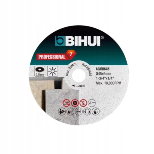 Bihui Agmbs45 Mini Tarcza Diamentowa 45mm Do Gresu Płytek