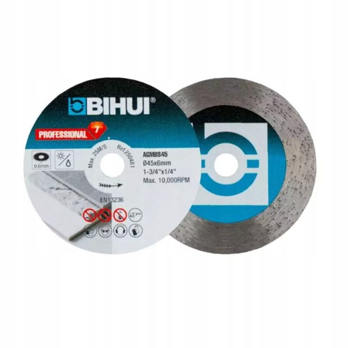 Bihui Agmbs45 Mini Tarcza Diamentowa 45mm Do Gresu Płytek