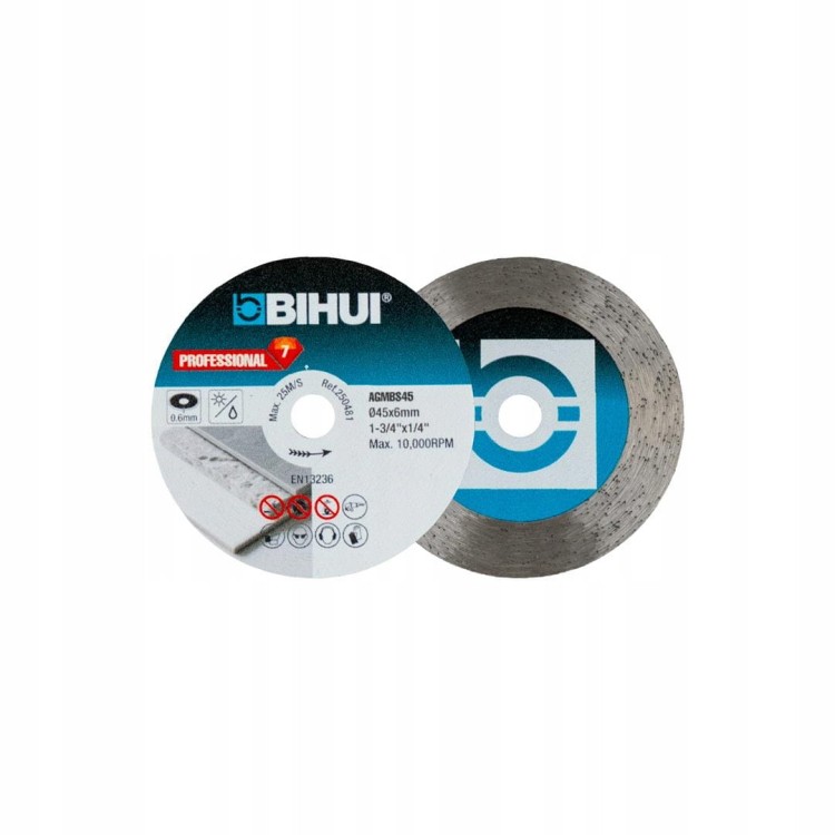 Bihui Agmbs45 Mini Tarcza Diamentowa 45mm Do Gresu Płytek