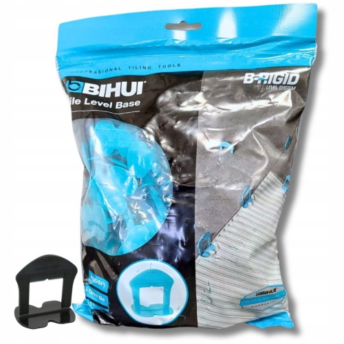 Bihui Klipsy Poziomujące Do Płytek 3-18mm 100szt Czarne