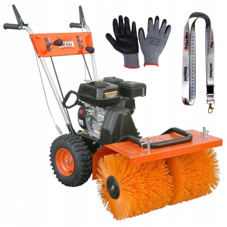 OM LINE PKM-80E Zamiatarka odśnieżarka spalinowa