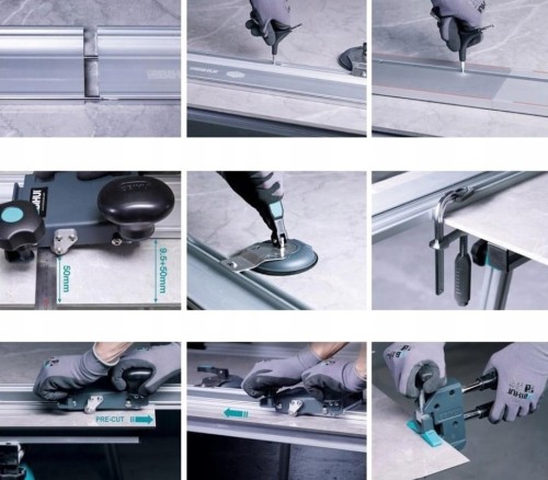 Bihui LFRS5 System Szyn Do Płytek Wielkoformatowych 3,6m Prowadnice Do Cięcia