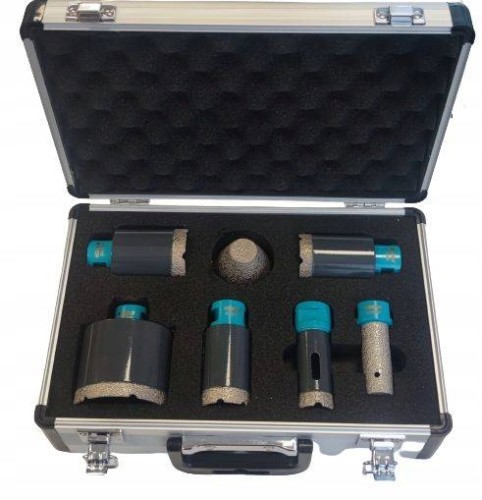 Bihui DBDMS7 Zestaw Otwornic Diamentowych Walizka M14 25-68mm
