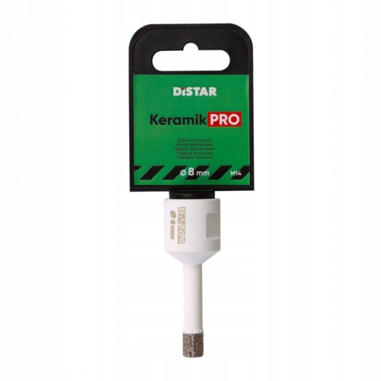 Distar Otwornica Diamentowa Keramik Pro Do Ceramiki 8mmxM14