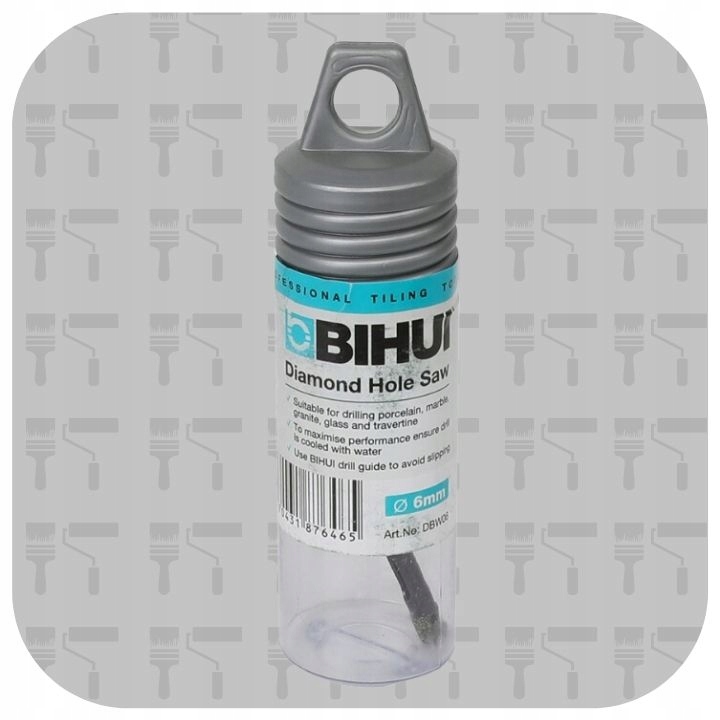 Bihui DBW06 Otwornica Diamentowa Na Mokro 6mm Do Gresu