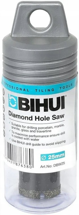 Bihui DBW25 Otwornica Diamentowa Na Mokro 25 Mm Do Gresu