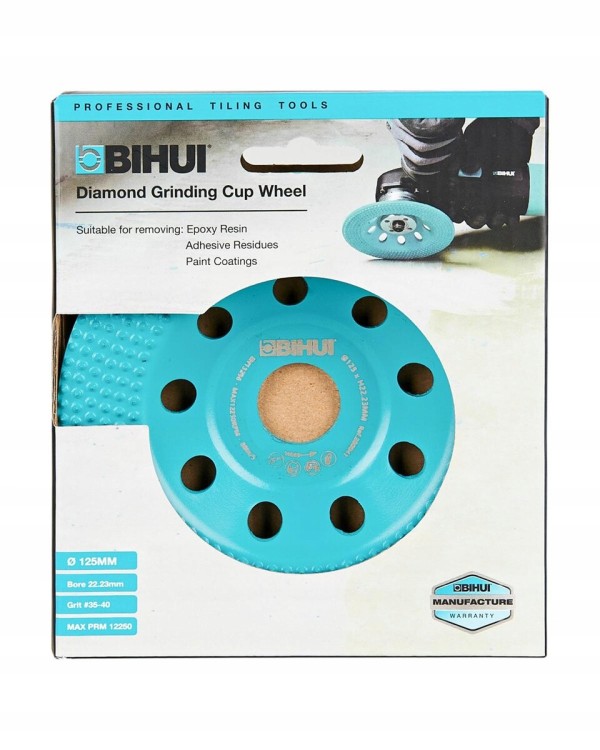 Bihui DCWG5 Tarcza Garnkowa Z Kolcami Do Usuwania Kleju 125mm