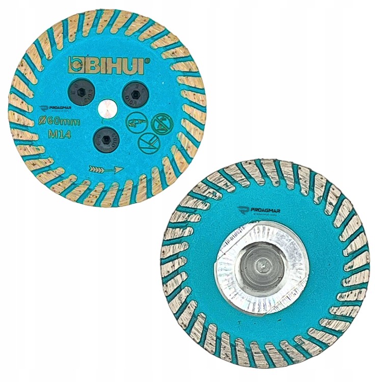 Bihui DCW60 Tarcza Diamentowa Do Podcinania Do Płytek I Marmuru M14 60mm