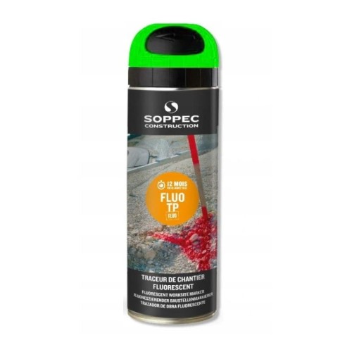 Soppec TP Fluo spray zielona farba geodezyjna