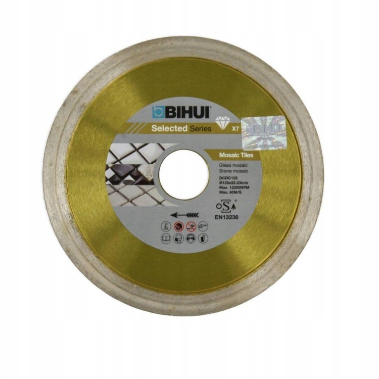 Bihui DCDC125 Tarcza Diamentowa Do Mozaiki I Płytek 1,2mm 125mm