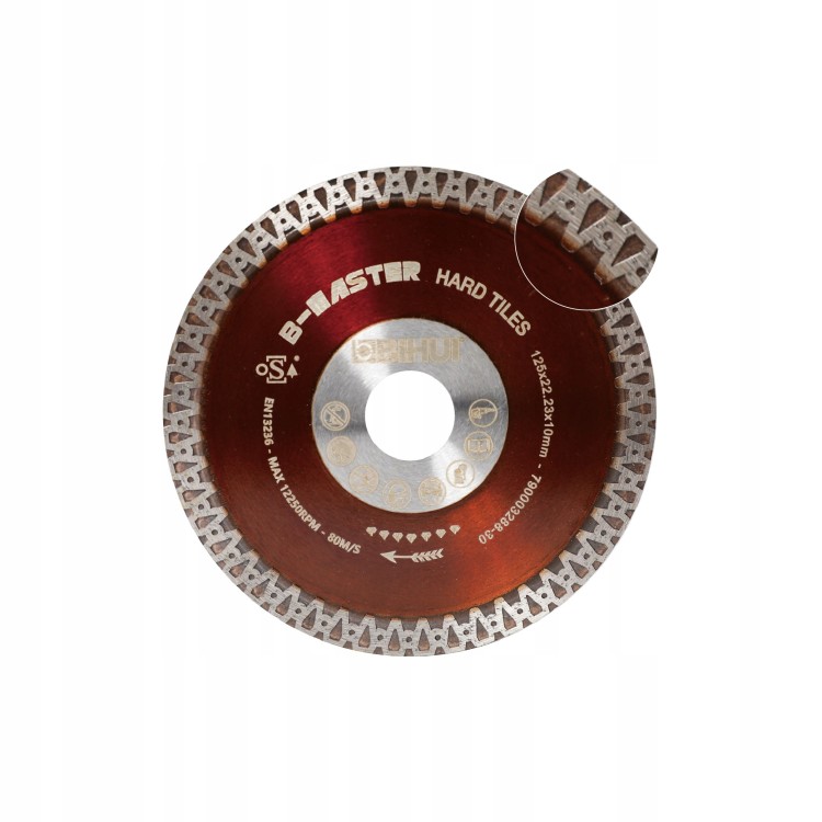Bihui DCDA125 Tarcza Diamentowa Uniwersalna Do Gresu B-master 125mm
