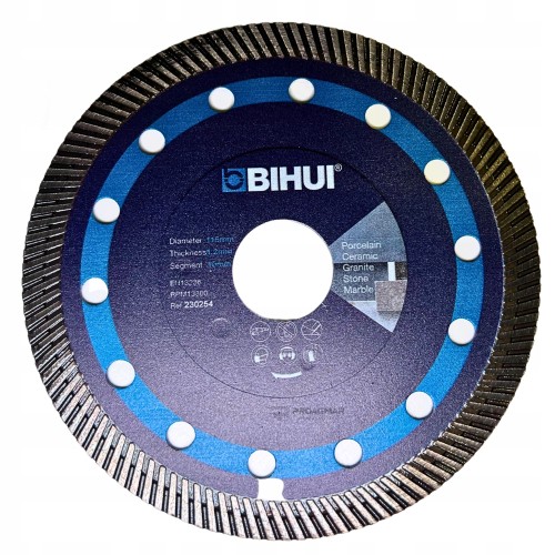 Bihui DCBN115 Tarcza Diamentowa Do Gresu Super Cienka 115mm