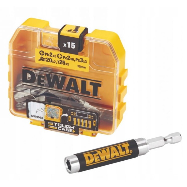 Dewalt DT71511  Zestaw Bitów + Uchwyt Magnetyczny