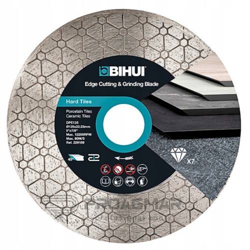 Bihui DPE125 Tarcza Diamentowa B-edge 125mm Do Ukosowania Płytek