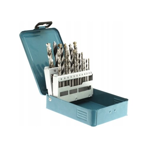 Makita Zestaw 18 Wierteł Do Metalu Drewna Cegły