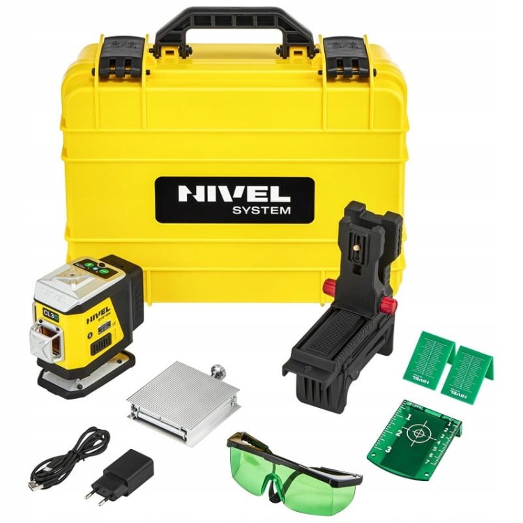 Nivel System CL3G Laser krzyżowy 3x360 zielony