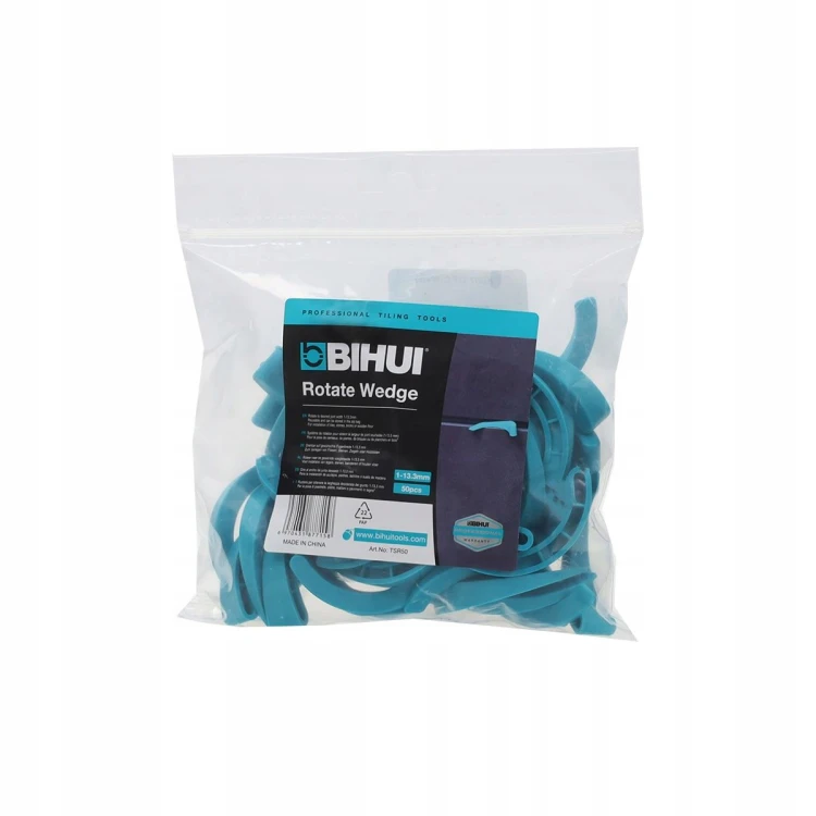 Bihui TSR50 Kliny Roto Typ C Do Poziomowania Płytek 1-13 Mm 50 Szt