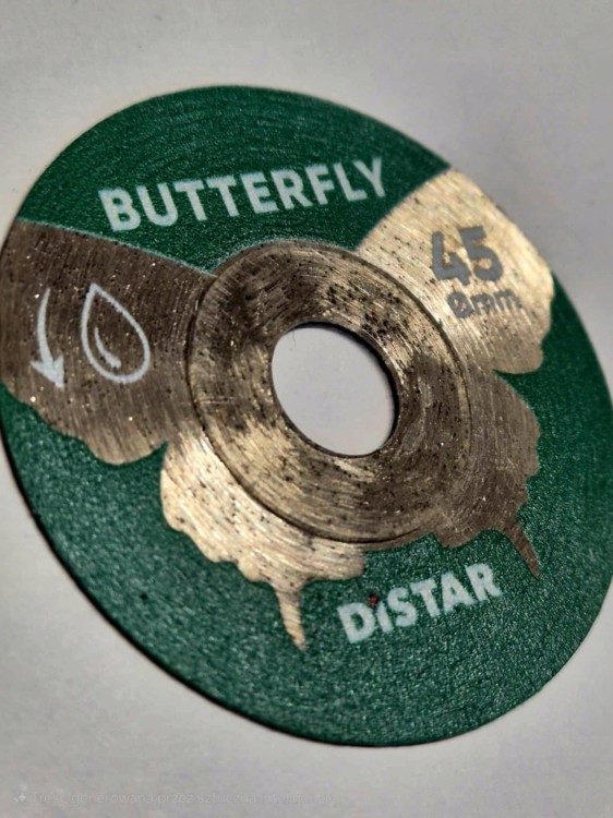 Distar 1A1R Butterfly 45x0,6x9,6h Tarcza Diamentowa Precyzyjna