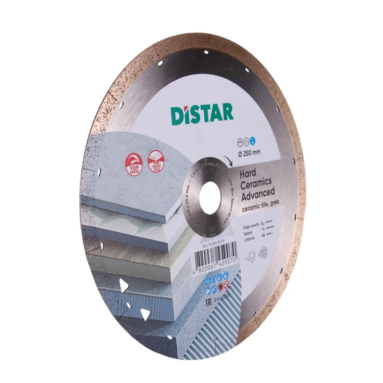 Distar 1A1R Hard Ceramics Advanced 250x1,5x25,4 Tarcza Diamentowa Do Gresu