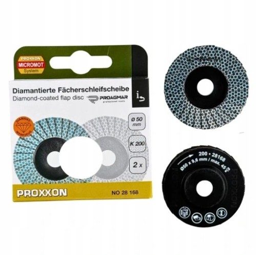 Proxxon Pr28168 Tarcze Listkowe Diamentowe 50mm P200 Do Lhw [2 Szt.]