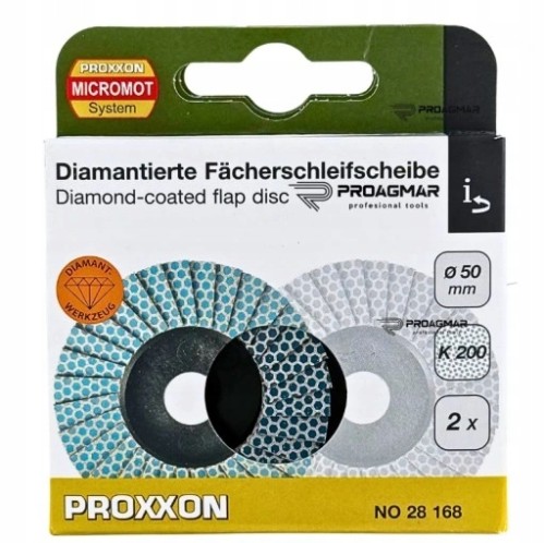Proxxon Pr28168 Tarcze Listkowe Diamentowe 50mm P200 Do Lhw [2 Szt.]