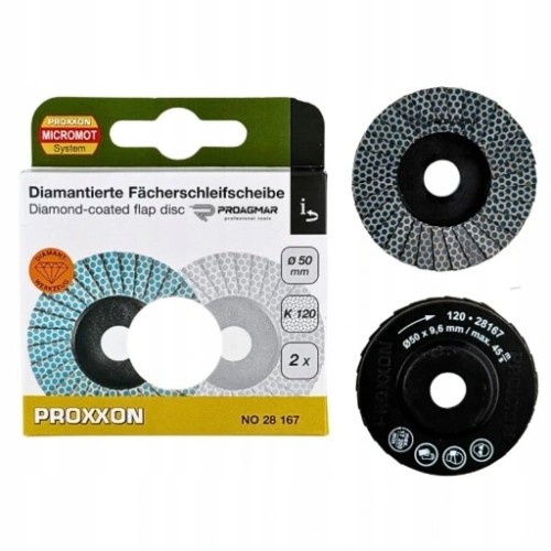 Proxxon Pr28167 Tarcze Listkowe Diamentowe 50mm P120 Do Lhw [2 Szt.]