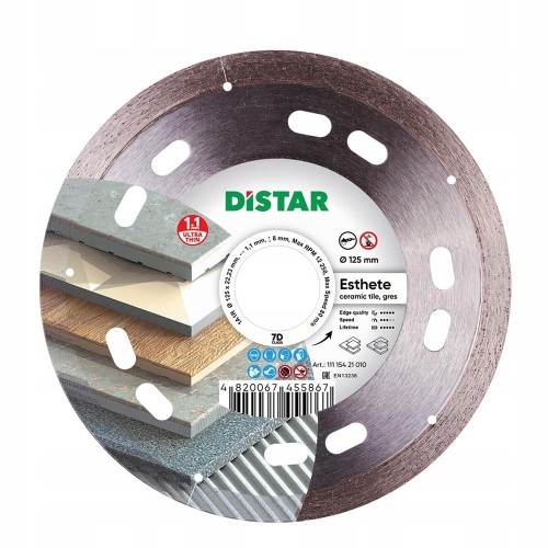 Distar 1A1R Esthete 11115421010 125x1,1x22,23 Tarcza Diamentowa Do Gresu
