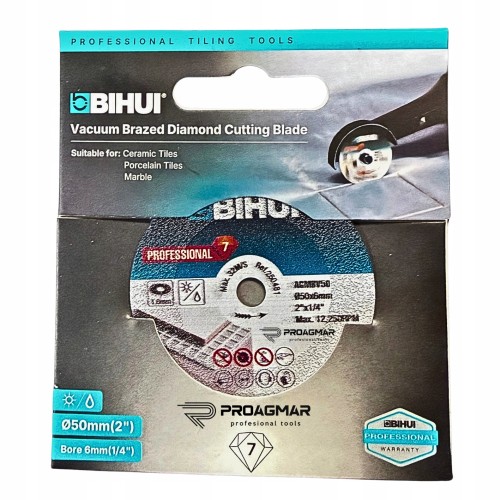 Bihui AGMBV50 Tarcza Diamentowa 50mm Do Gresu Płytek Szkła