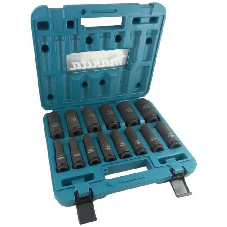 Makita E-16586 Zestaw Nasadek Udarowych 1/2" 14 Szt 10-32 Mm Cr-mo