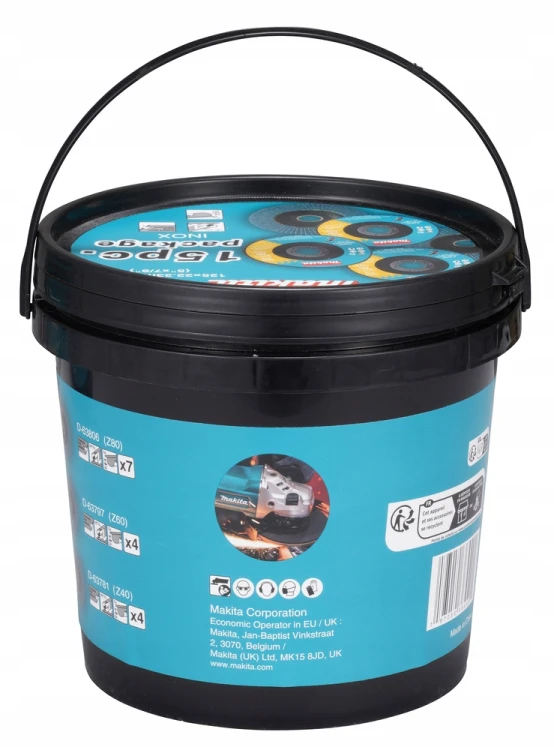 Makita D-82024 Tarcze Listkowe 125 Mm Z40 Z60 Z80 Inox 15 Szt