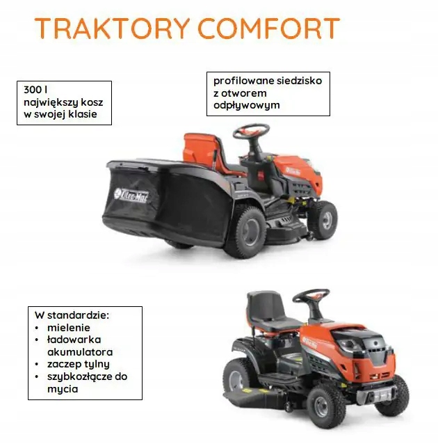 Oleo-Mac Kosiarka Traktorek Ogrodowy Om102r/16k 452cc