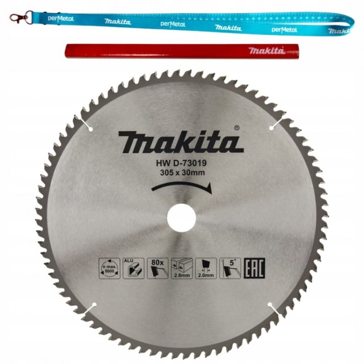 Makita d-73019 tarcza do metalu  tnąca economy 305x30mm 80z do aluminium