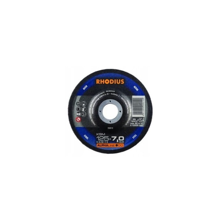 Rhodius KSM fi 125x7 tarcza do szlifowania metalu