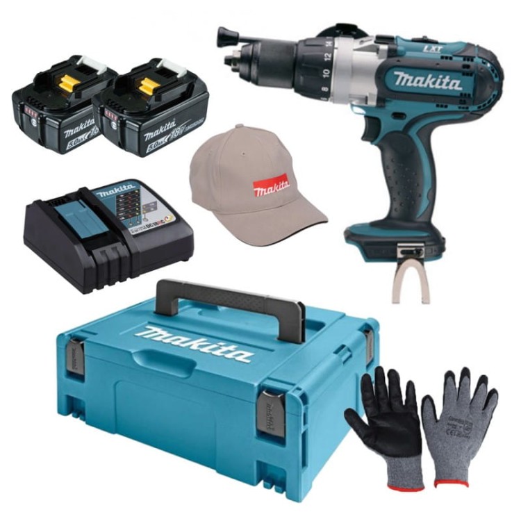 Makita DHP451RTJ udarowa wiertarko-wkrętarka