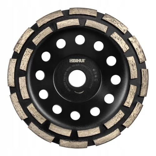 Bihui DCWD7 Tarcza Diamentowa Garnkowa 180mm Dwurzędowa Do Betonu